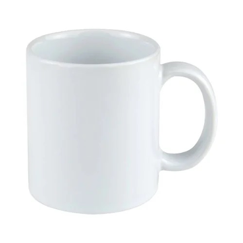 Plain white mug